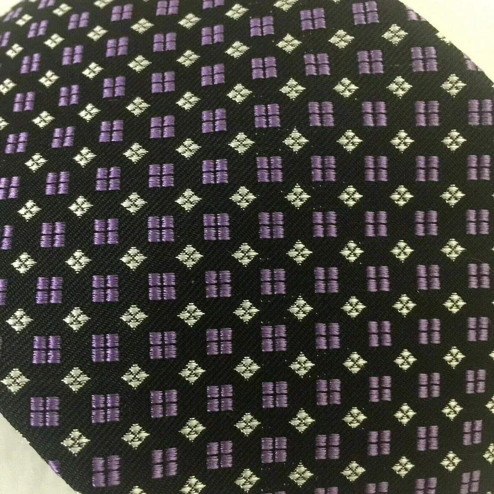 Brooks Brothers Irregular Tie Purple Silk Necktie 60